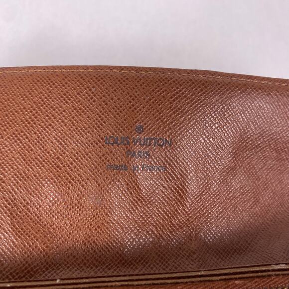 LOUIS VUITTON Portefeuille Accordion Long Wallet Monogram Brown - Picture 6 of 11